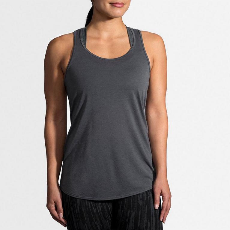 Brooks Distance - Camiseta Sin Mangas Mujer - Gris (HGAP-02571)